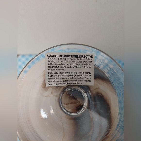 Zorza Hand-blown Opaque & Blue Art Glass Tealight/Bud Holders - Picture 10 of 11